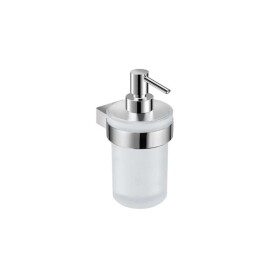 JIKA - Pure Dávkovač mýdla s držákem, chrom/matné sklo H3833B20041001