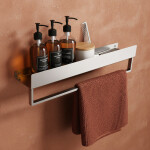 REA - Police do koupelny SF01 45cm steel brush REA-47000