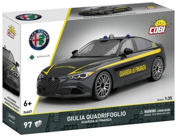 COBI 24657 Alfa Romeo Giulia Quadrifoglio Guardia di Finanza