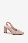 Sandály na podpatku model 211940 Step in style 37