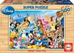 EDUCA Dřevěné puzzle Báječný svět Disney