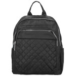 Stylový dámský textilní batoh Dinara, černý