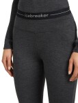 Dámské merino spodky ICEBREAKER Wmns ZoneKnit 260 Leggings, Jet Heather velikost: M