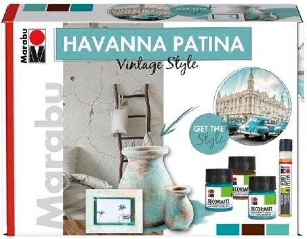 Marabu efektová barva sada HAVANNA PATINA