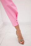 Kalhoty Summer Punto se zapínáním na nohavice světle růžová UNI