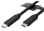 Roline USB-C(M) - USB-C(M) černá / USB kabel / USB 3.2 Gen 2x2 / 20 Gbps / PD 100W / 1 m (11.02.9071)