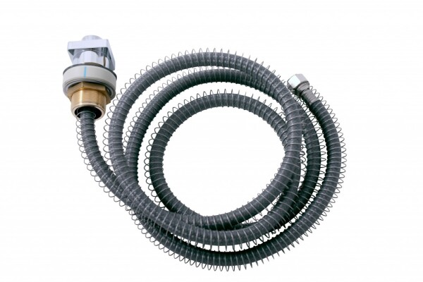 RAV Slezák - Zápustný držák se samonavíjecí hadicí - hranatý, Chrom MD0555 MD0555