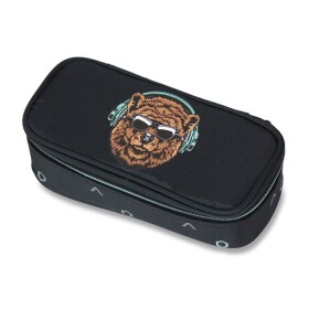Studentský penál Walker Fame - Bear Buddy Dark Grey