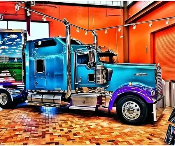 NORIMPEX Diamantové malování Nablýskaný truck