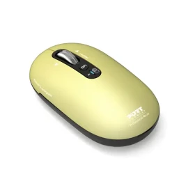 PORT CONNECT Pure MAC limetková / Bezdrátová nabíjecí myš / Bluetooth / FreeWheel / 3200 DPI (910506)