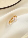 ELENYS Clover – pozlacený prsten 18K žluté zlato Velikost: 6 (EU: 51-53)