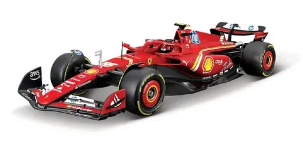 Bburago RACING MODEL KIT Formule Ferrari SF24 (2024) #55 Carlos Sainz
