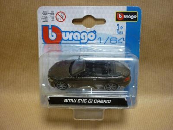 BMW 645 CI Cabrio Bburago 1/64