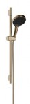 HANSGROHE - Rainfinity Set sprchové hlavice, tyče a hadice, 3 proudy, EcoSmart, kartáčovaný bronz 28746140