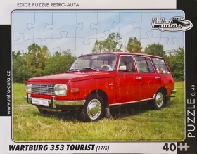 RETRO-AUTA Puzzle č.43 Wartburg 353 Tourist (1976)