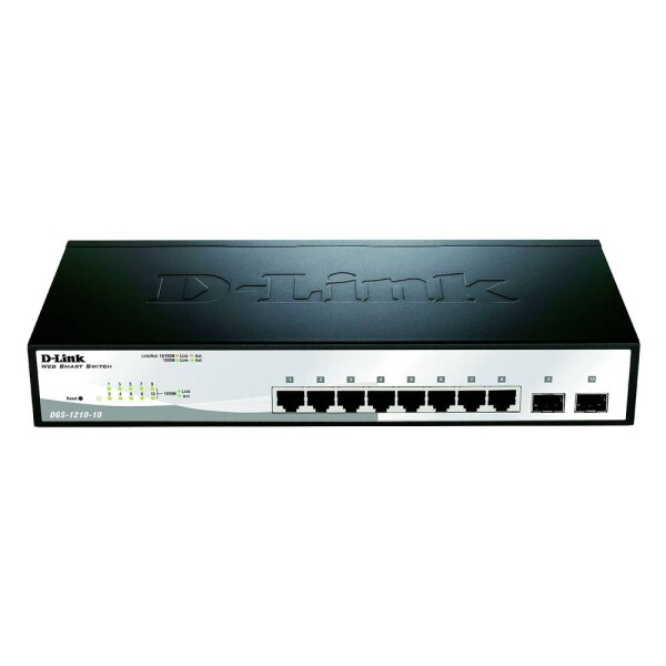 D-Link DGS-1210-10/E DGS-1210-10/E síťový switch 8 + 2 porty 20 GBit/s