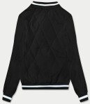 Černá dámská bunda typu bomber (16M9070-392) odstíny černé XL (42)