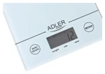 Adler AD 3138 bílá / Kuchyňská váha / až 5 kg / LCD / Auto-off (AD 3138 white)