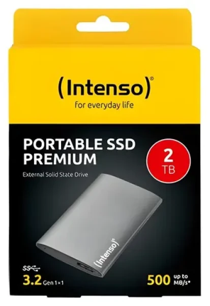 Intenso 3823470 antracitová / Externí SSD / 2.5" / 2TB / USB 3.2 Gen 1 (3823470)