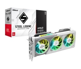 ASRock VGA AMD Radeon RX 9070 XT Steel Legend 16GB, RX 9070 XT, 16GB GDDR6, 3xDP, 1xHDMI EDF_1883018