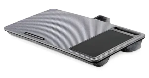 Digitus šedý / Stojan pro notebook / do 17" / integrovaná podložka pod myš / držák na telefon (DA-90441)