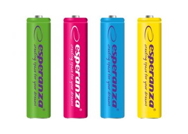 Esperanza Nabíjecí baterie AA / 1.2V / 2000mAh / Ni-MH / 4 ks / v blisteru (EZA108 - 5901299923443)