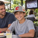 Outerstuff Dětská kšiltovka Calgary Flames NHL Ace In The Hole Flatbrim Snapb