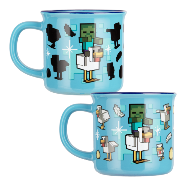 Minecraft hrnek Chicken Jockey měnící - EPEE