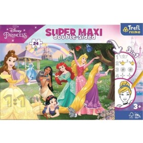 Trefl Puzzle Veselé princezny super maxi 24 dílků - oboustranné