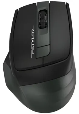 A4tech FStyler FB35 černá / Bezdrátová kancelářská optická myš / 2000 DPI / Bluetooth / 2.4 GHz / 6 tlačítek (A4TMYS46716)