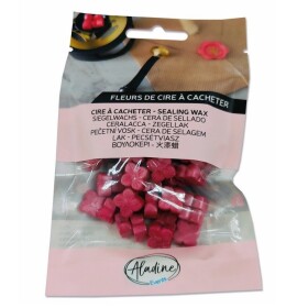 Pečetní vosk granulovaný Aladine - framboise nacré, perleťový malinový