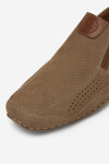 Polobotky Rieker 06350-25 Přírodní kůže (useň) - Nubuk