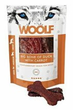 WOOLF Classic poch. Big Bone of Duck with Carrot 100g