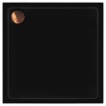 REA Akrylová sprchová vanička Savoy 90x90 černá REA-K4803