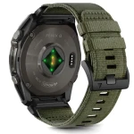 Tech-Protect Nylon Strap zelená / Řemínek pro Garmin Fenix / 5X/5X Plus/6X/6X Pro/7X/8 (51 mm) / Nylon