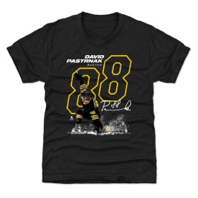 Dětské tričko Boston Bruins NHL David Pastrnak #88 OUTLINE 500 Level Velikost: M (8 - 9 let)