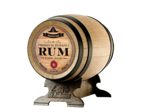 Old St. Andrews Admirals Cask Premium Panama Rum 40% 0,7 l (dárkové balení soudek)