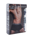 Pánské boxerky 3Pack 112130 4R717 tm. modré se zelenou Emporio Armani