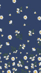 Ubrus Pretty Daisy Blue Dunicel® 138 cm x 220 cm Duni Ubrus Pretty Daisy Blue Dunicel® 138 cm x 220 cm Duni
