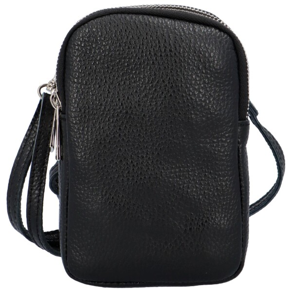 Luxusní dámské kožené MINI crossbody Lucho, černá