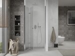 MEXEN - Lima sprchové dveře zalamovací 65, transparent, chrom se stěnovým profilem 856-065-000-01-00