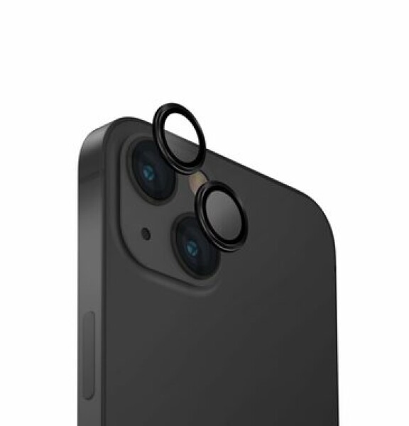 Uniq Optix hliníkové ochranné sklo na čočku fotoaparátu pro Appple iPhone 15/15 Plus Midnight (black) (8886463686089)