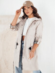 Dámská přechodná bunda parka CIVIT ecru FashionStreet TY4214 M