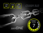 ONE - řetězový zámek CHAIN 3.0, černá