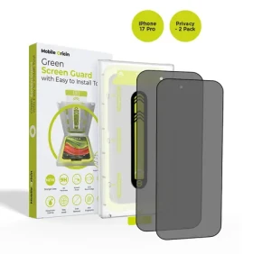 Mobile Origin Screen Guard s aplikátorem pro Apple iPhone 17 Pro / 2 kusy / Privátní sklo (SGA-FP-i17Pro-2pk)