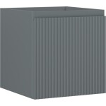MEXEN/S - Rivel koupelnová skříňka pod umyvadlo 45, 1 šuplík, reliéf , grafit mat 91A20-04547-1-BF66
