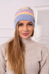 Fleecová čepice Patrycja K254 pink+blue UNI