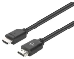 Manhattan HDMI kabel 10 m černá / HDMI kabel / 4K60 / 18 Gbit/s / ARC / pozlacené konektory (356695)