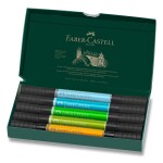 Popisovač Faber-Castell Pitt Artist Pen Dual Marker Animal sada 5 ks