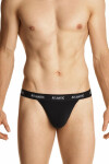 Pánská tanga 1572 black - Atlantic černá S